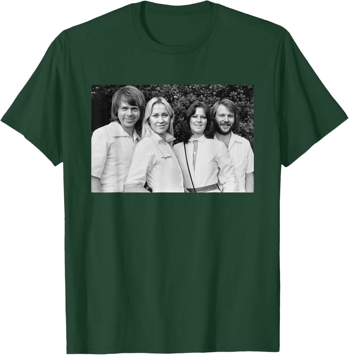 ABBA Swedish Pop Group Portrait Arrival Promo 1976 T-Shirt - T-Shirt | Forest