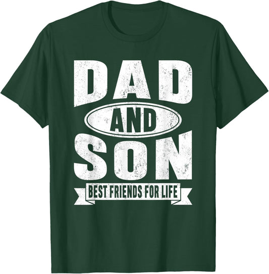 Dad and Son Best Friends for Life Matching Family Father Day T-Shirt - T-Shirt | Forest