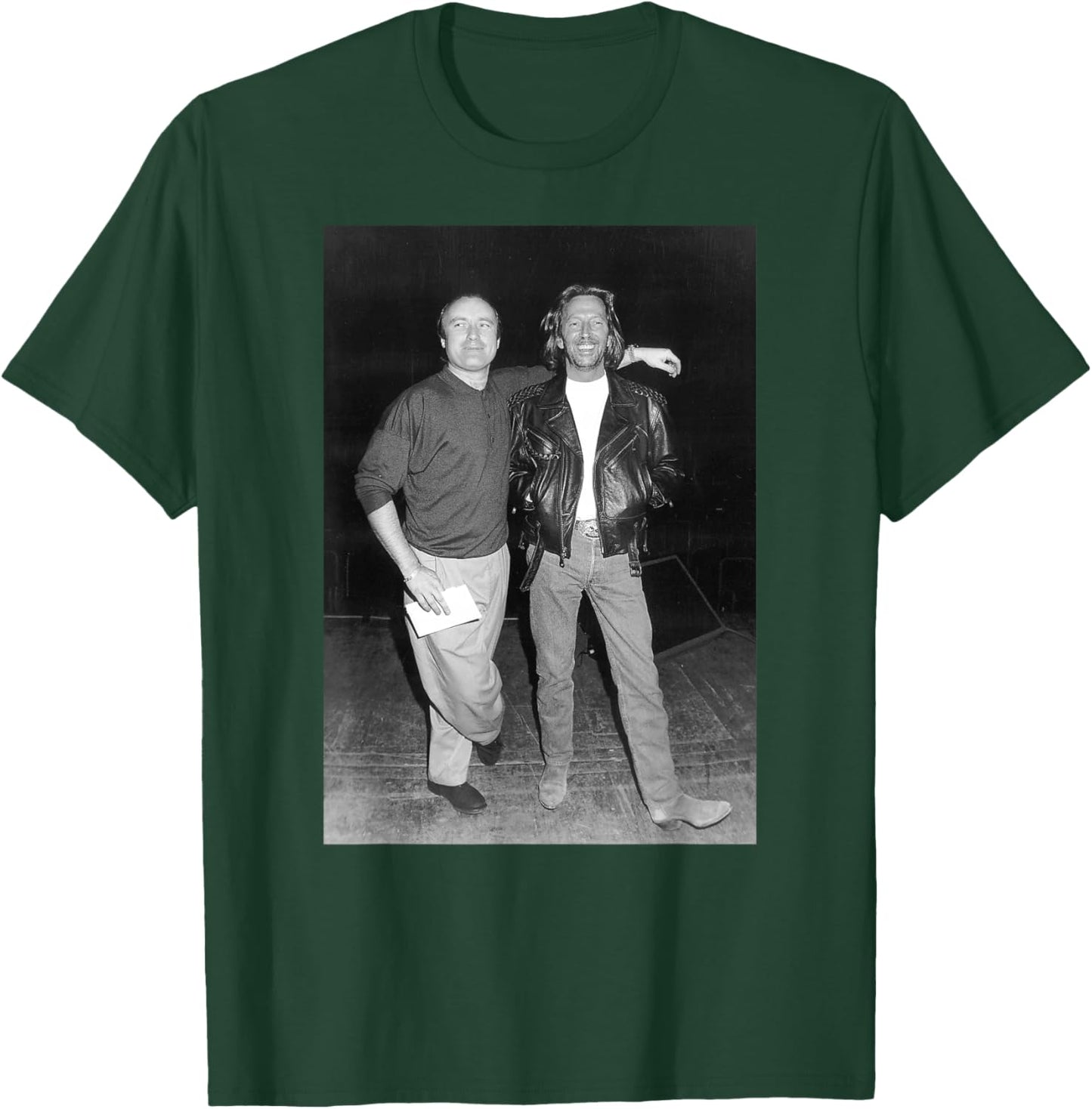 Phil Collins & Eric Clapton Before Royal Albert Hall Concert T-Shirt - T-Shirt | Forest