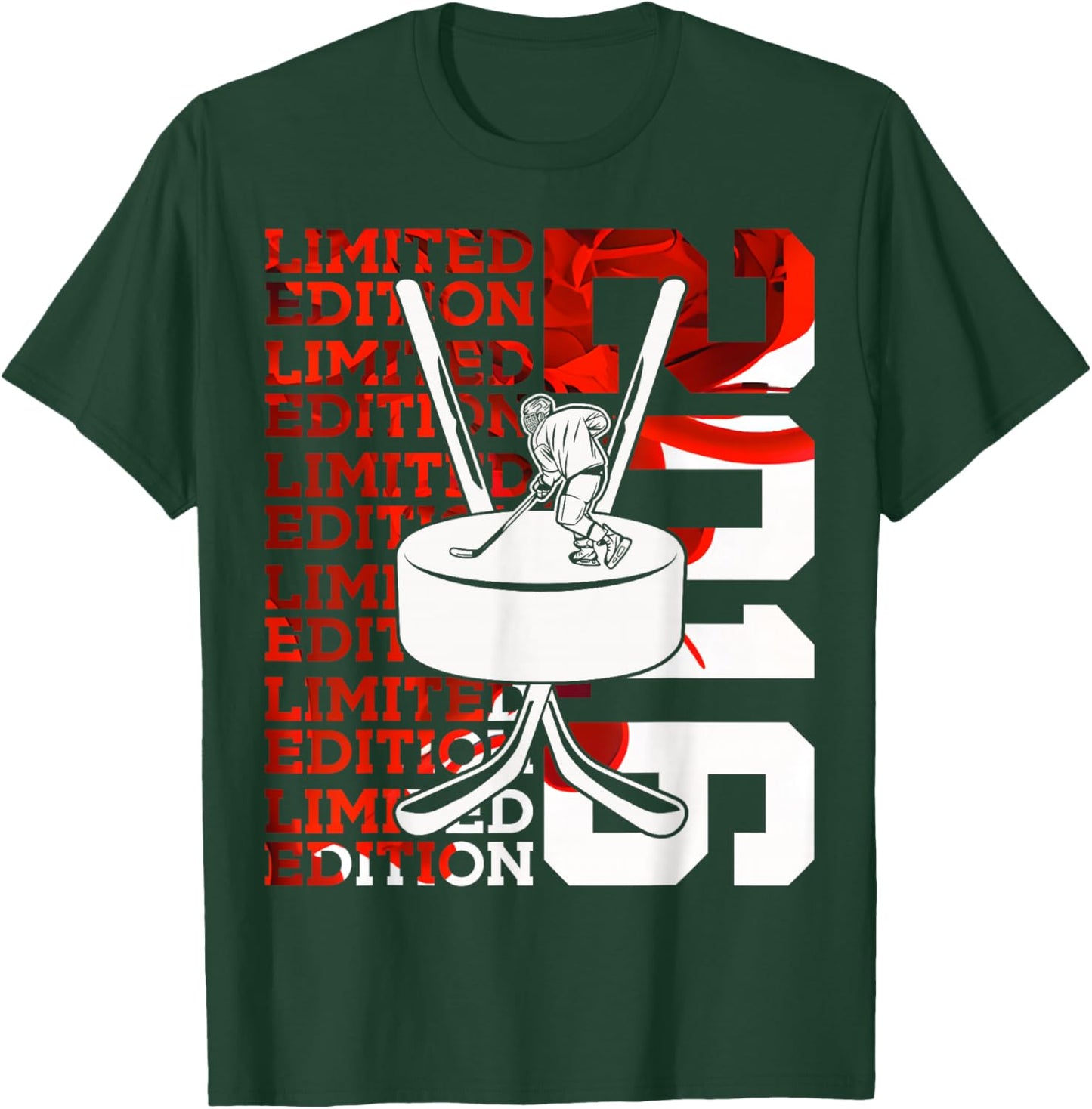 Limited Edition 2016 ICE Hockey 10TH Birthday T-Shirt - T-Shirt | Forest