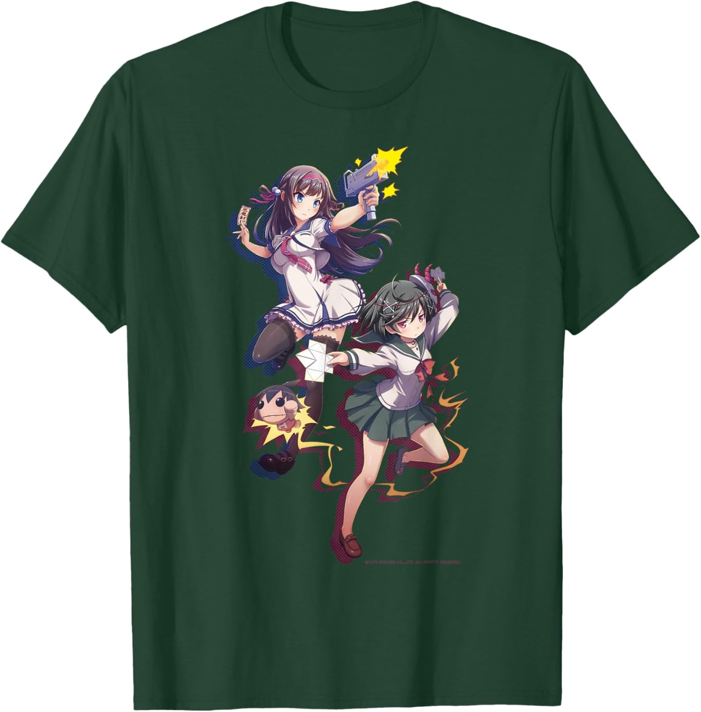 GalGun Double Peace 001 Shinobu & Maya T-Shirt - T-Shirt | Forest