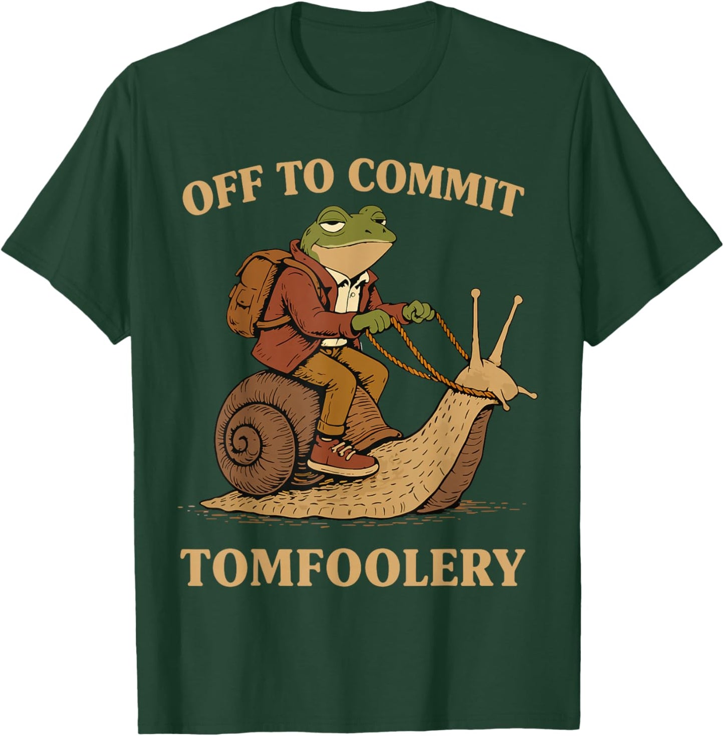 Sarcasm Frog Wizard Off to Cause A Tomfoolery Meme Frog T-Shirt - T-Shirt | Forest