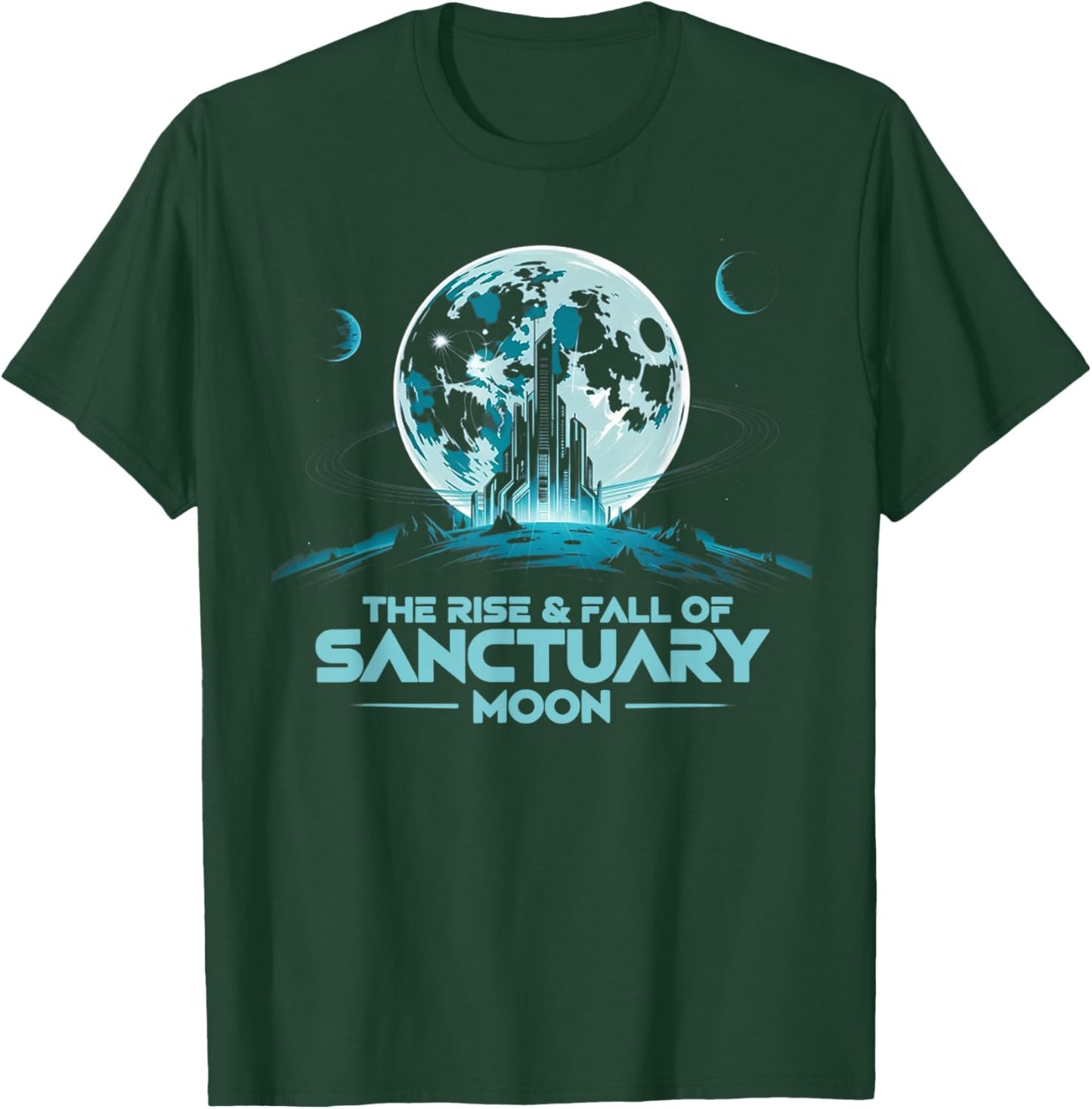 Retro Quote The Rise and Fall of Sanctuary Moon Classic T-Shirt - T-Shirt | Forest