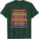 Black History Month Black Leaders African American Teachers T-Shirt - T-Shirt | Forest