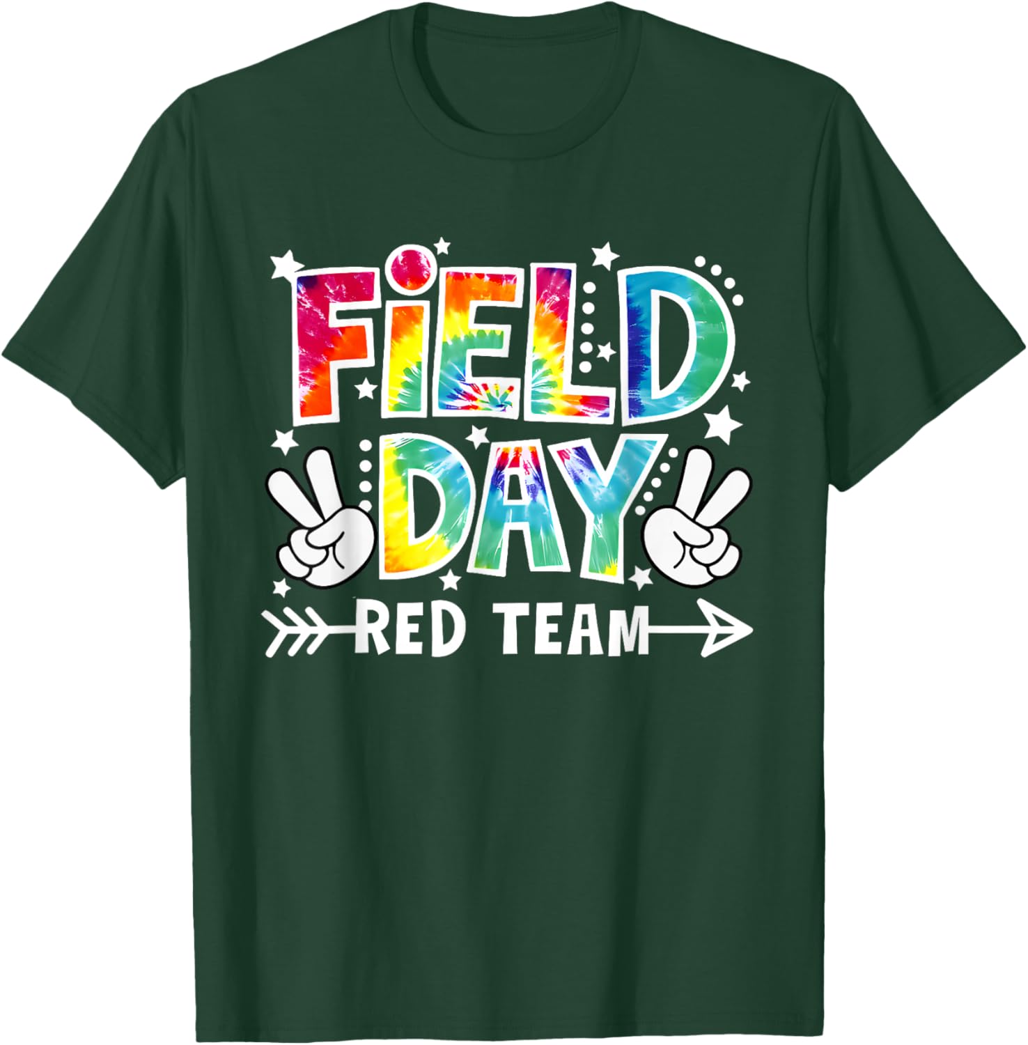 Field Day Red Team Funny for Teacher Kids Field Day Games T-Shirt - T-Shirt | Forest