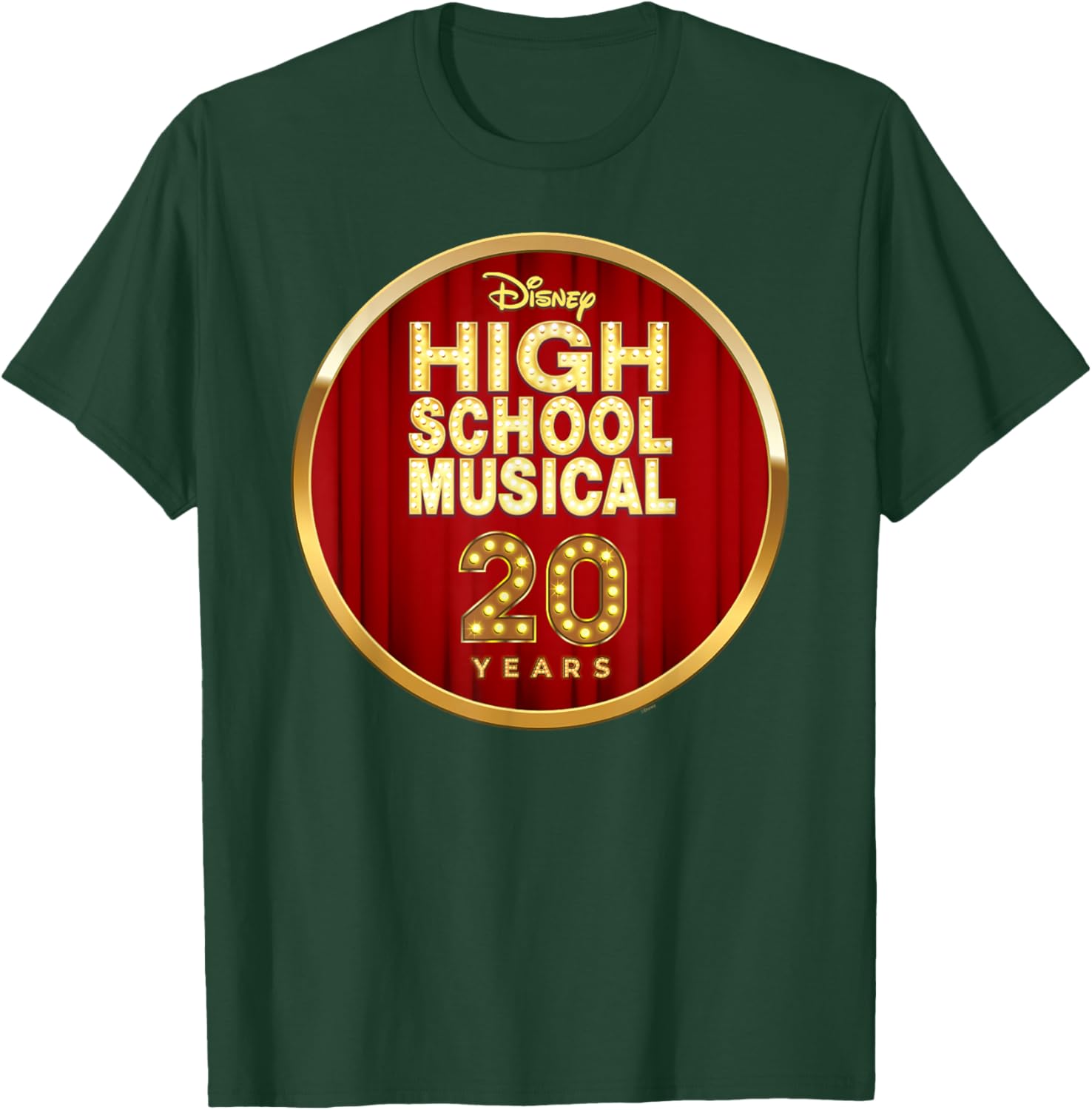 Disney High School Musical 20th Anniversary Official Logo T-Shirt - T-Shirt | Forest
