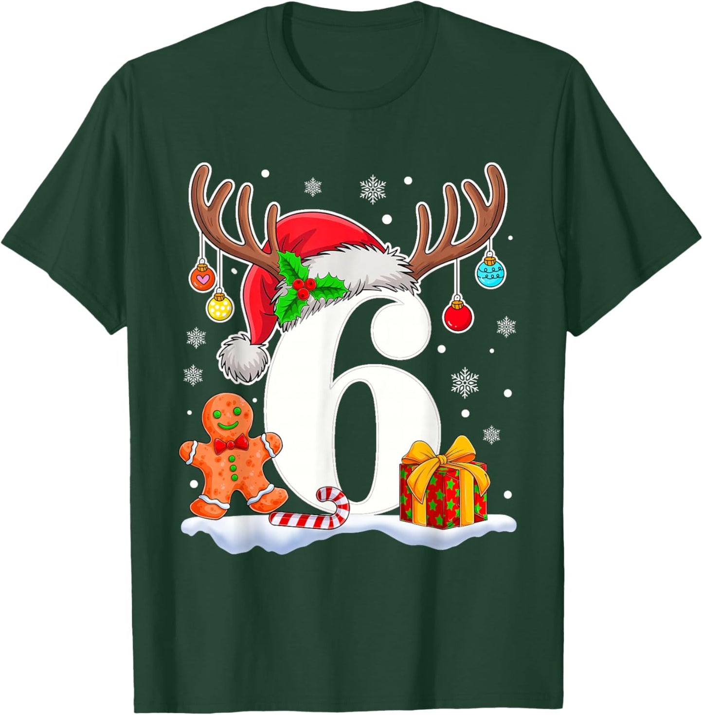 Funny 67 Six Seven Meme Couple Pajamas Matching Christmas T-Shirt - T-Shirt | Forest