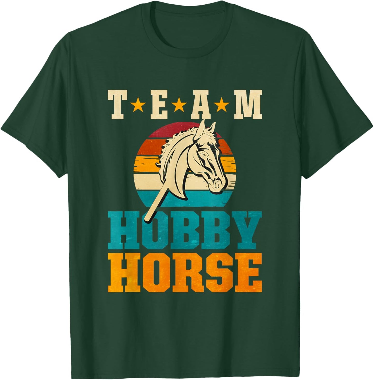 Team Hobby Horse T-Shirt - T-Shirt | Forest