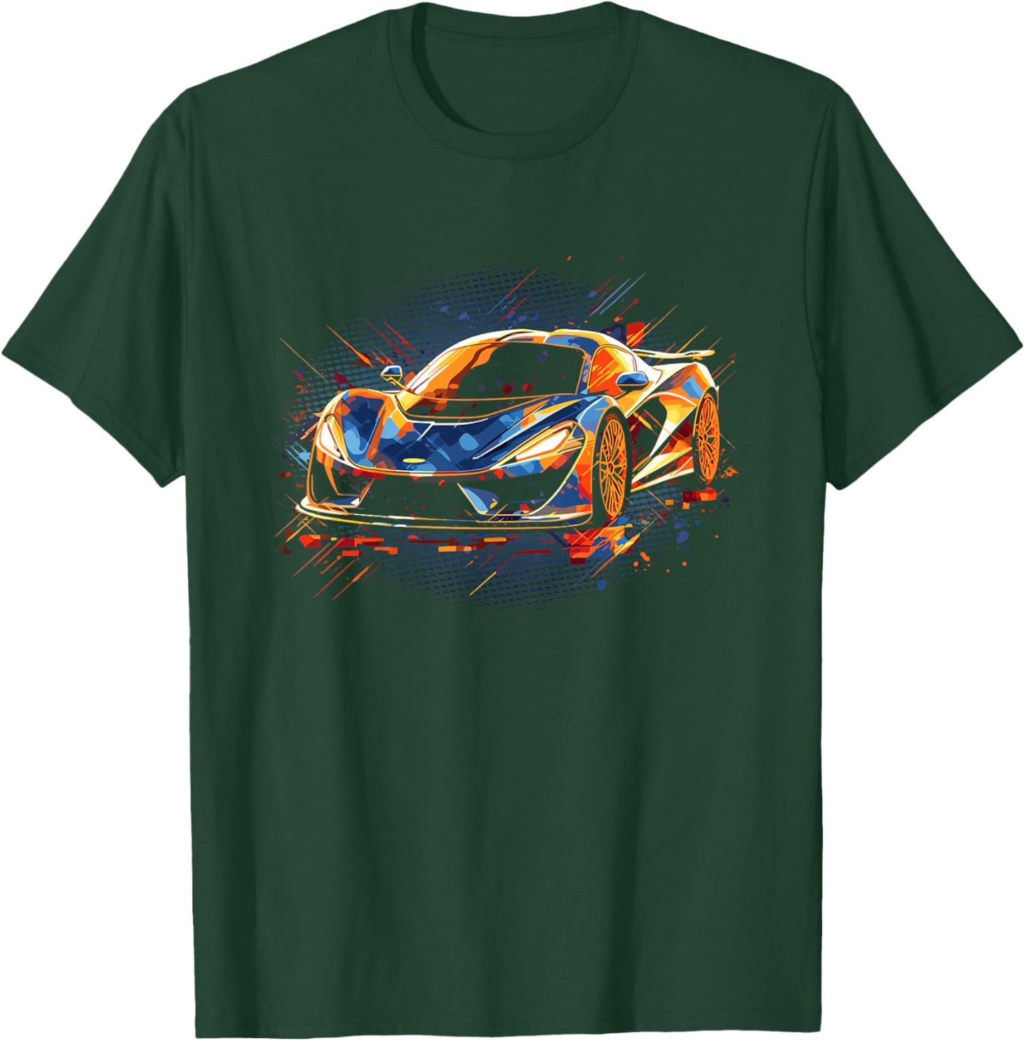 Kids Sports Car Supercar T-Shirt - T-Shirt | Forest