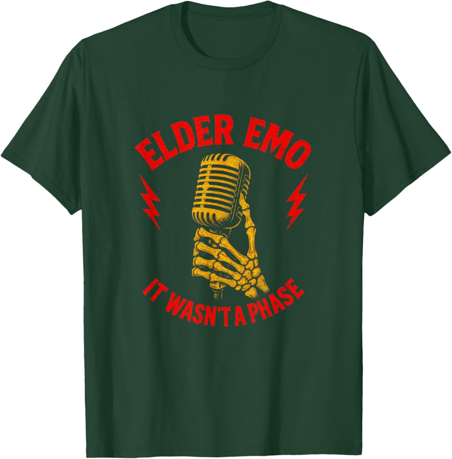 Elder Emo - Emo Music Lovers Gothic Fans T-Shirt - T-Shirt | Forest