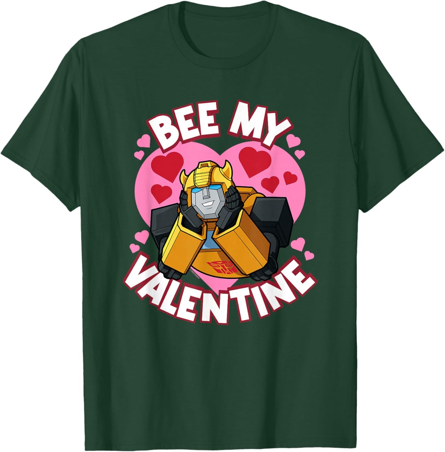 Transformers Valentine's Day Bumblebee Bee My Valentine T-Shirt - T-Shirt | Forest