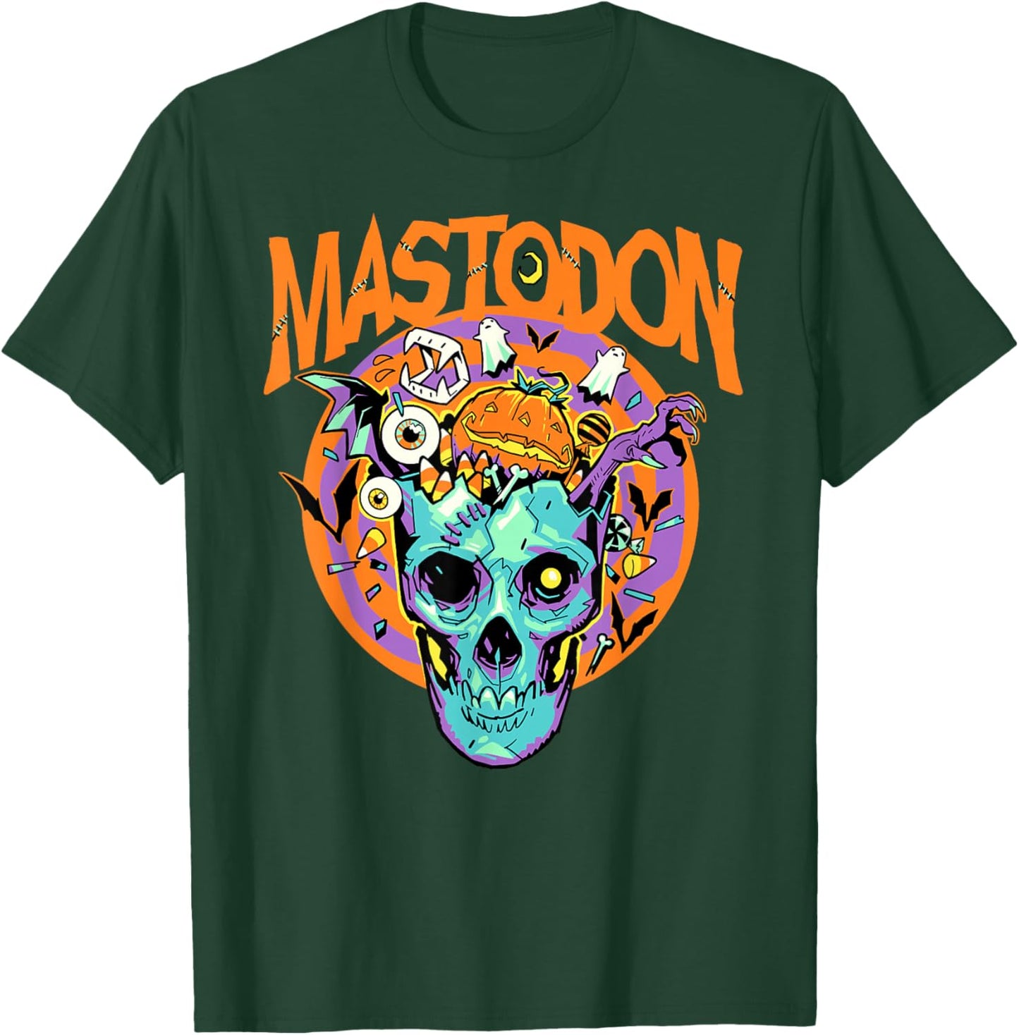 Mastodon – Sam Splosion Orange T-Shirt - T-Shirt | Forest