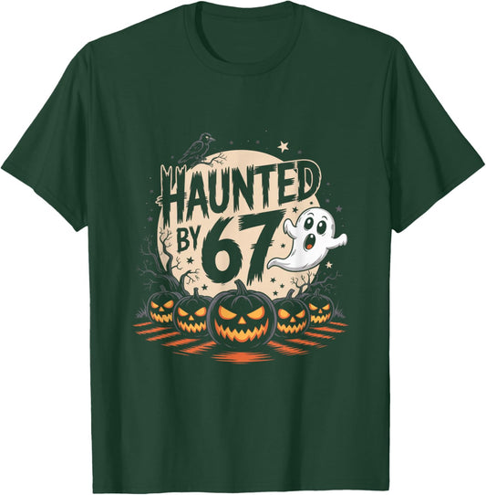 Haunted by 6-7 Funny Halloween 6-7 Costume Six Seven T-Shirt - T-Shirt | Forest
