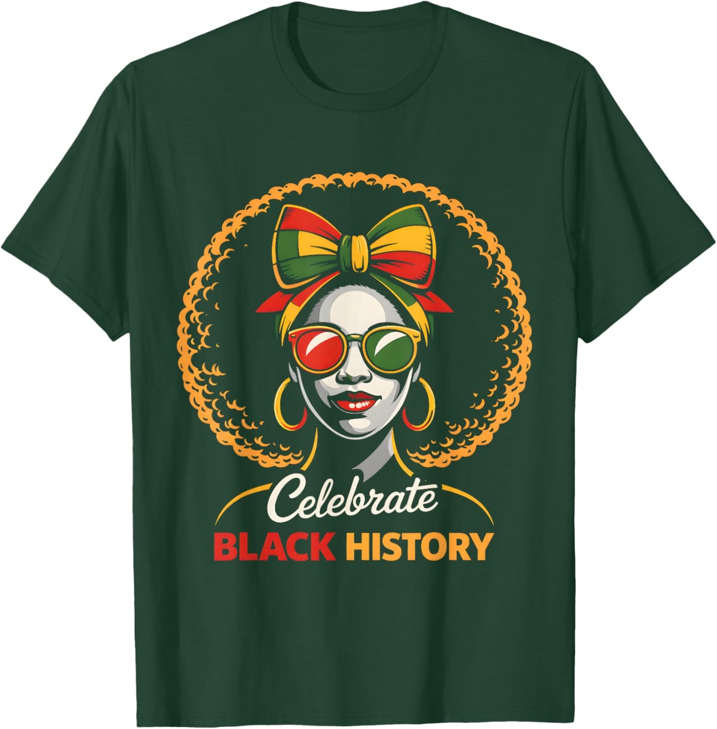 Black History Month Black African American Teachers Women T-Shirt - T-Shirt | Forest