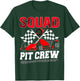 Squad Pit Crew Racing Family Race Car Birthday Boy T-Shirt - T-Shirt | Forest