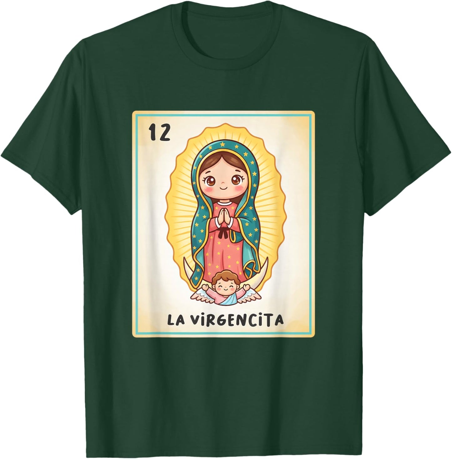 Our Lady of Guadalupe La Virgencita Mexico for Kids Toddlers T-Shirt - T-Shirt | Forest