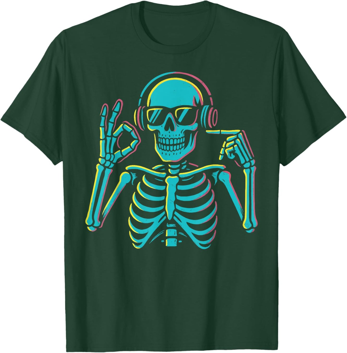 67 Skeleton Funny Six Seven Gen Alpha Halloween Meme T-Shirt - T-Shirt | Forest