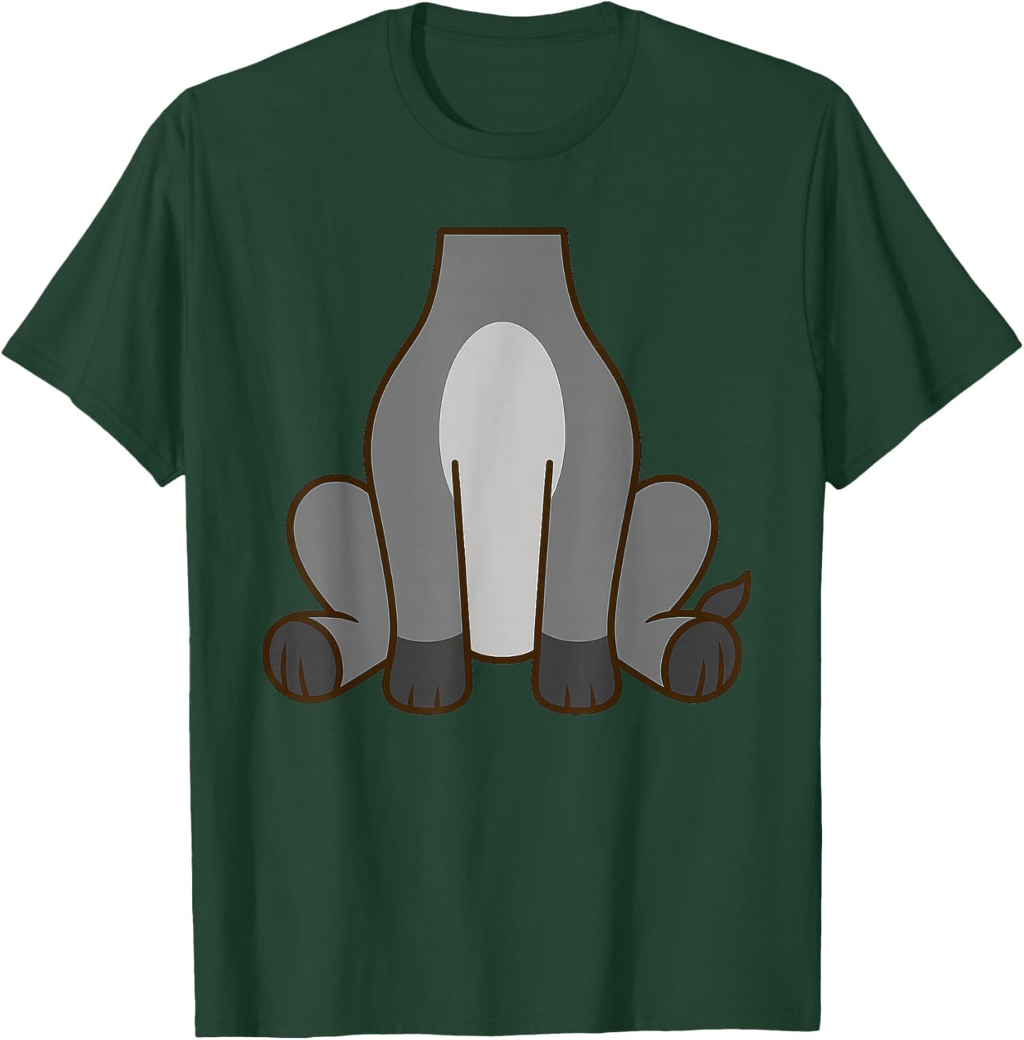 Funny Donkey Adult Kids Men Women Donkey Costume T-Shirt - T-Shirt | Forest