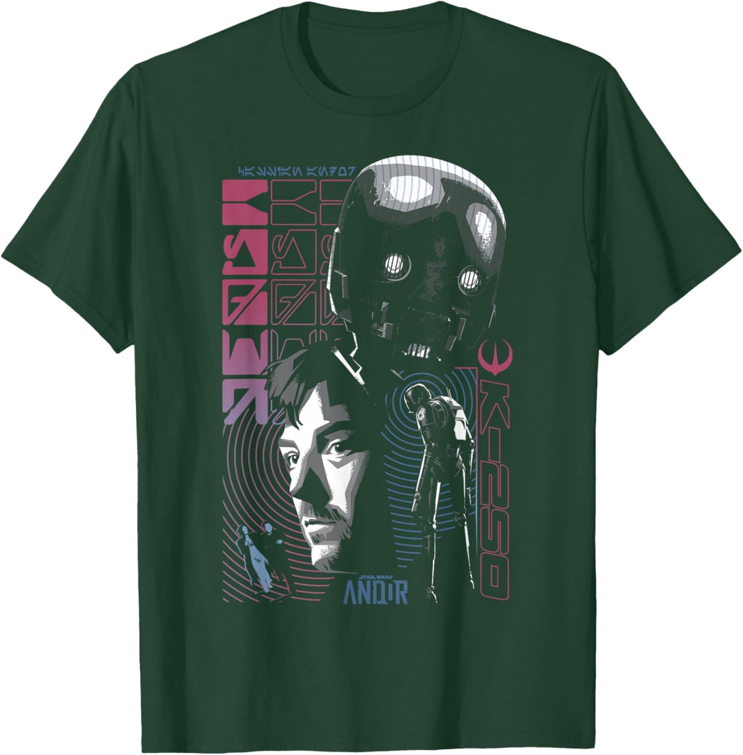 Star Wars Andor Cassian Andor and K-2SO T-Shirt - T-Shirt | Forest