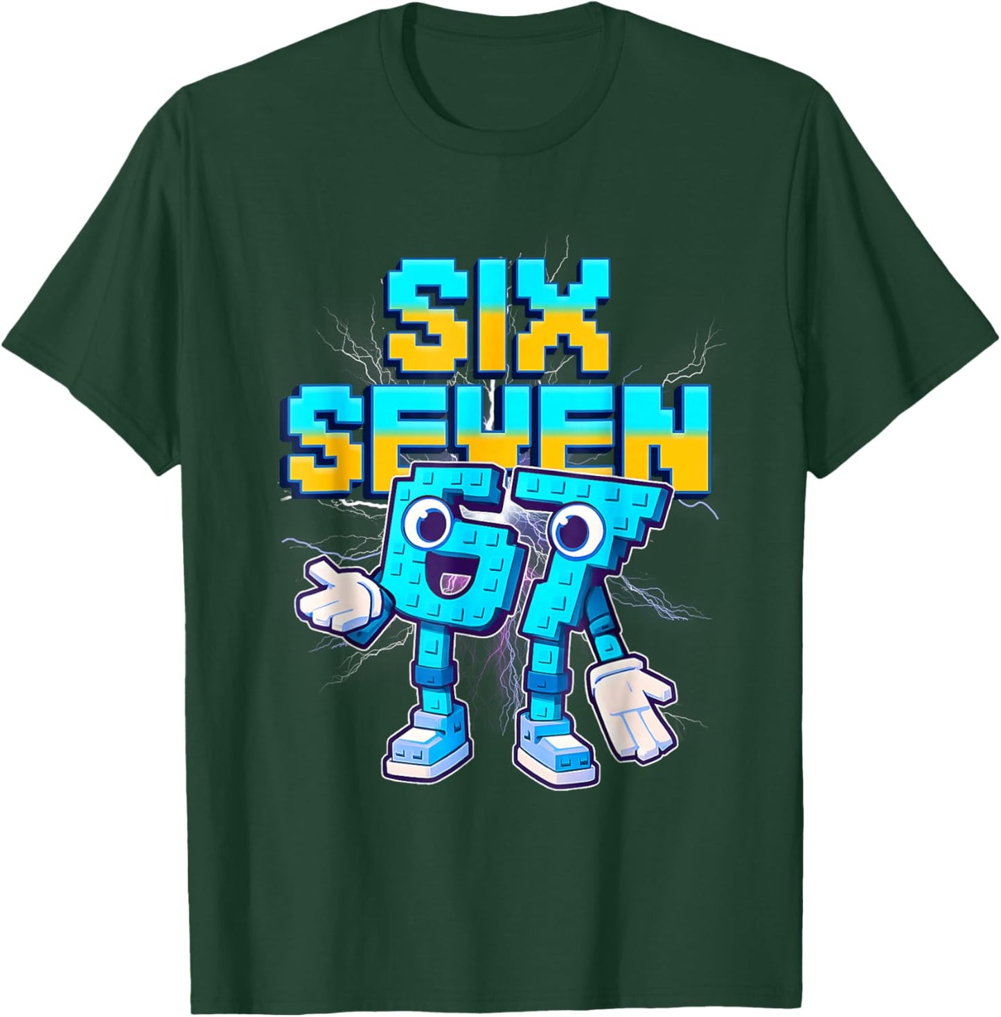 Meme 67 Six Seven 6 7 Italian Brainrot Women Kids T-Shirt - T-Shirt | Forest