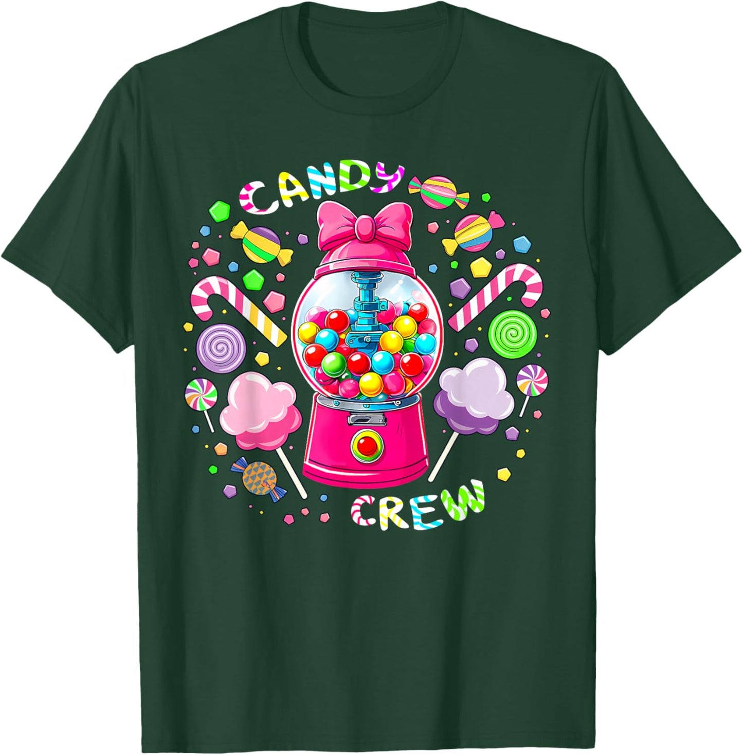 Candy Crew Candy Costume Women Candy Land Sweetie T-Shirt - T-Shirt | Forest