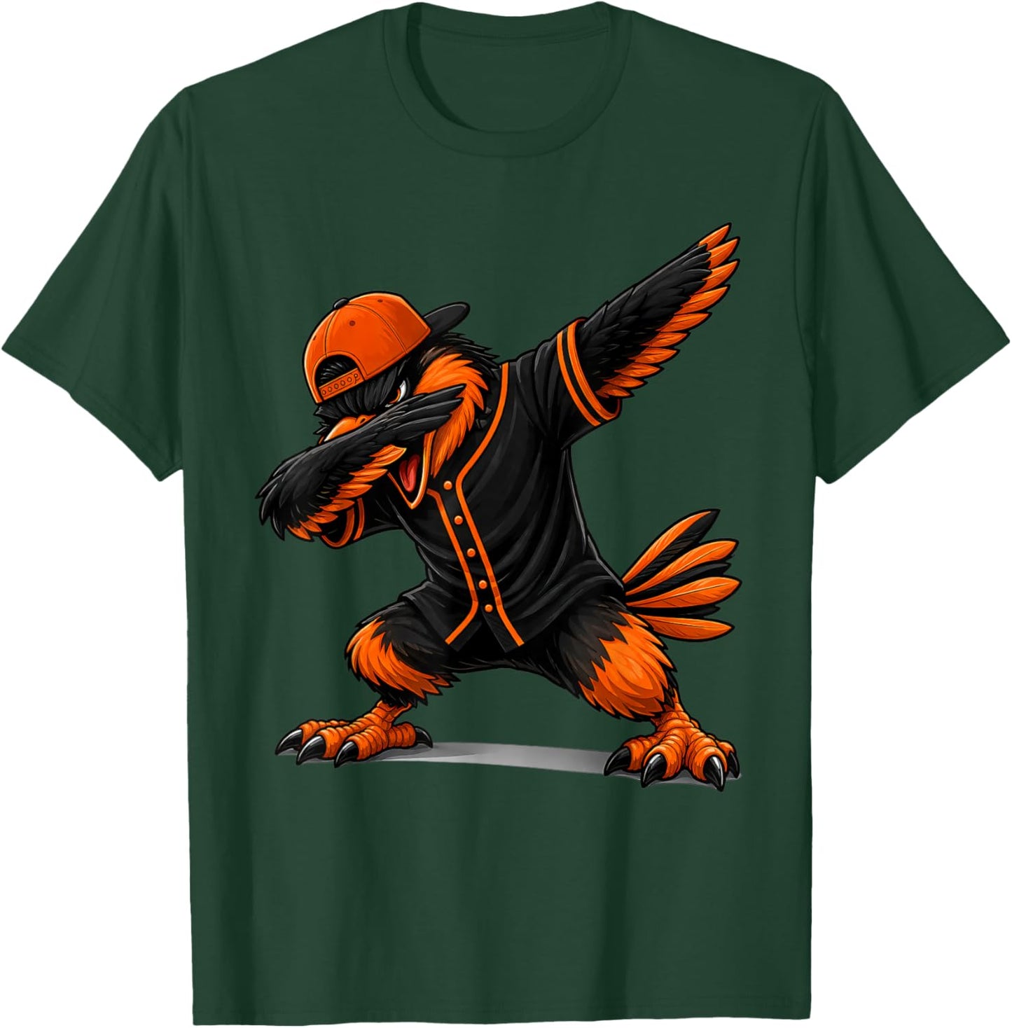 Funny Oriole Dabbing Women Women Youth Toddler Kids Boys T-Shirt - T-Shirt | Forest