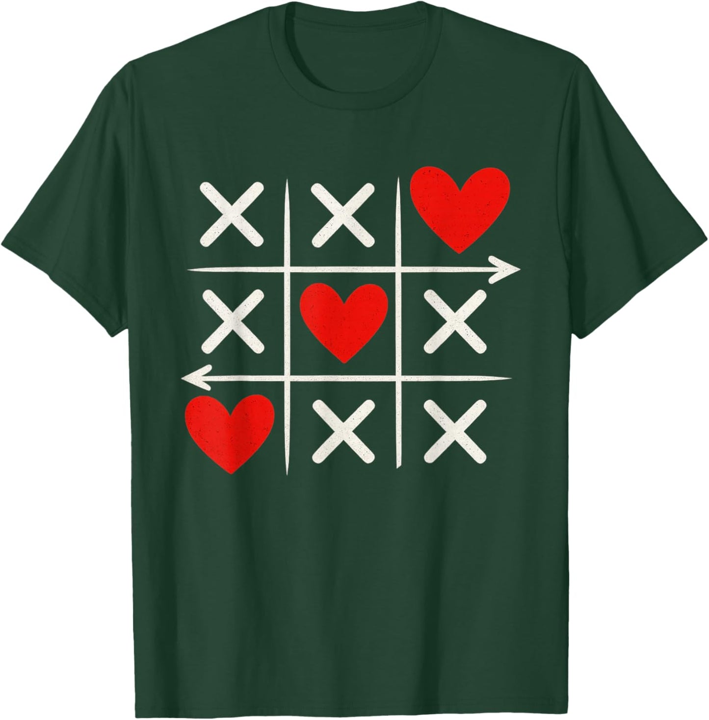 Cute Valentines Day Heart Men Women Kids T-Shirt - T-Shirt | Forest