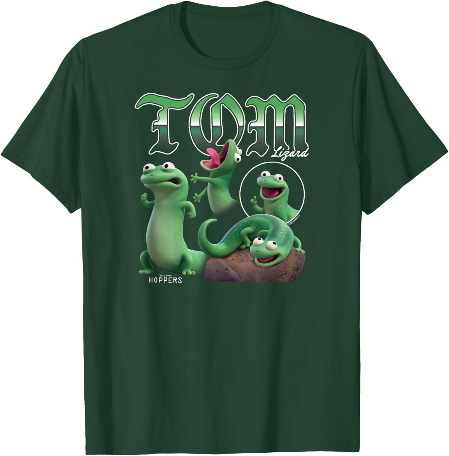 Hoppers - Tom Lizard Poses T-Shirt - T-Shirt | Forest