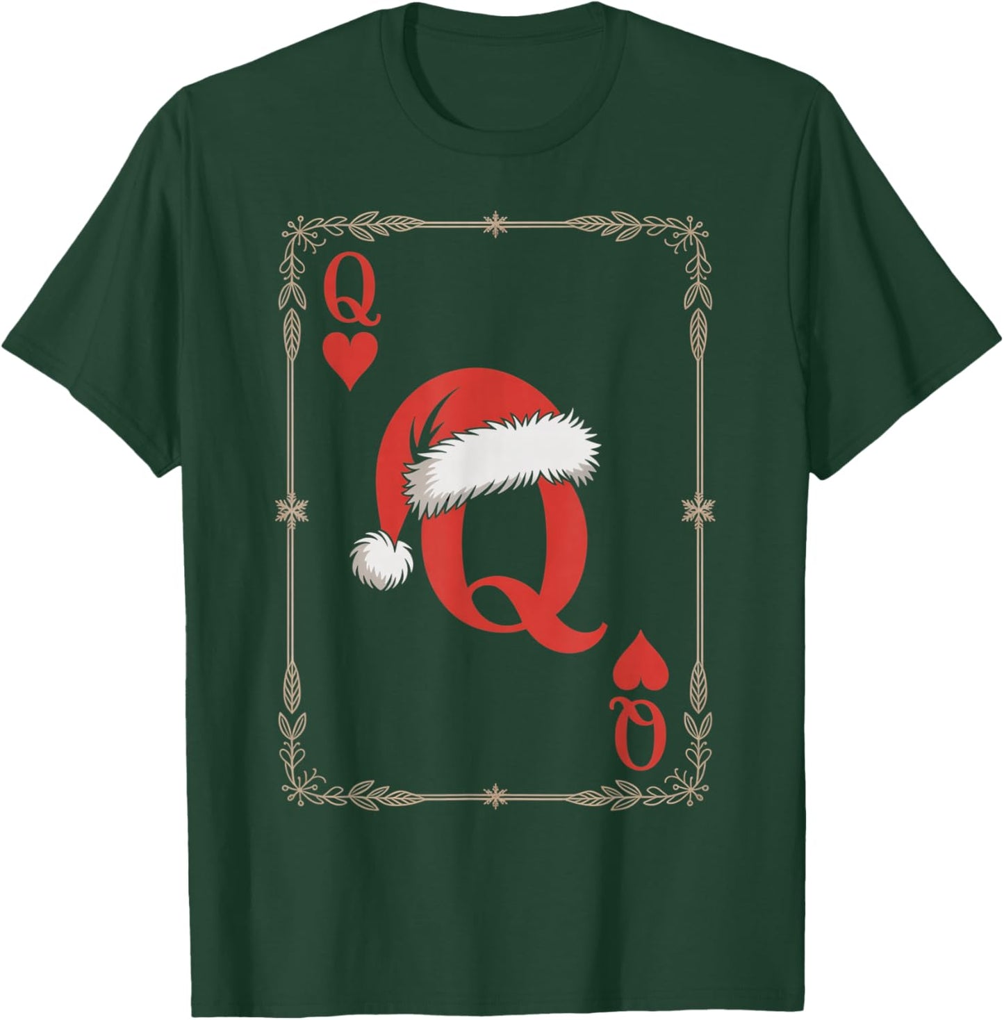 Queen of Hearts Christmas Costume - Playing Card T-Shirt - T-Shirt | Forest
