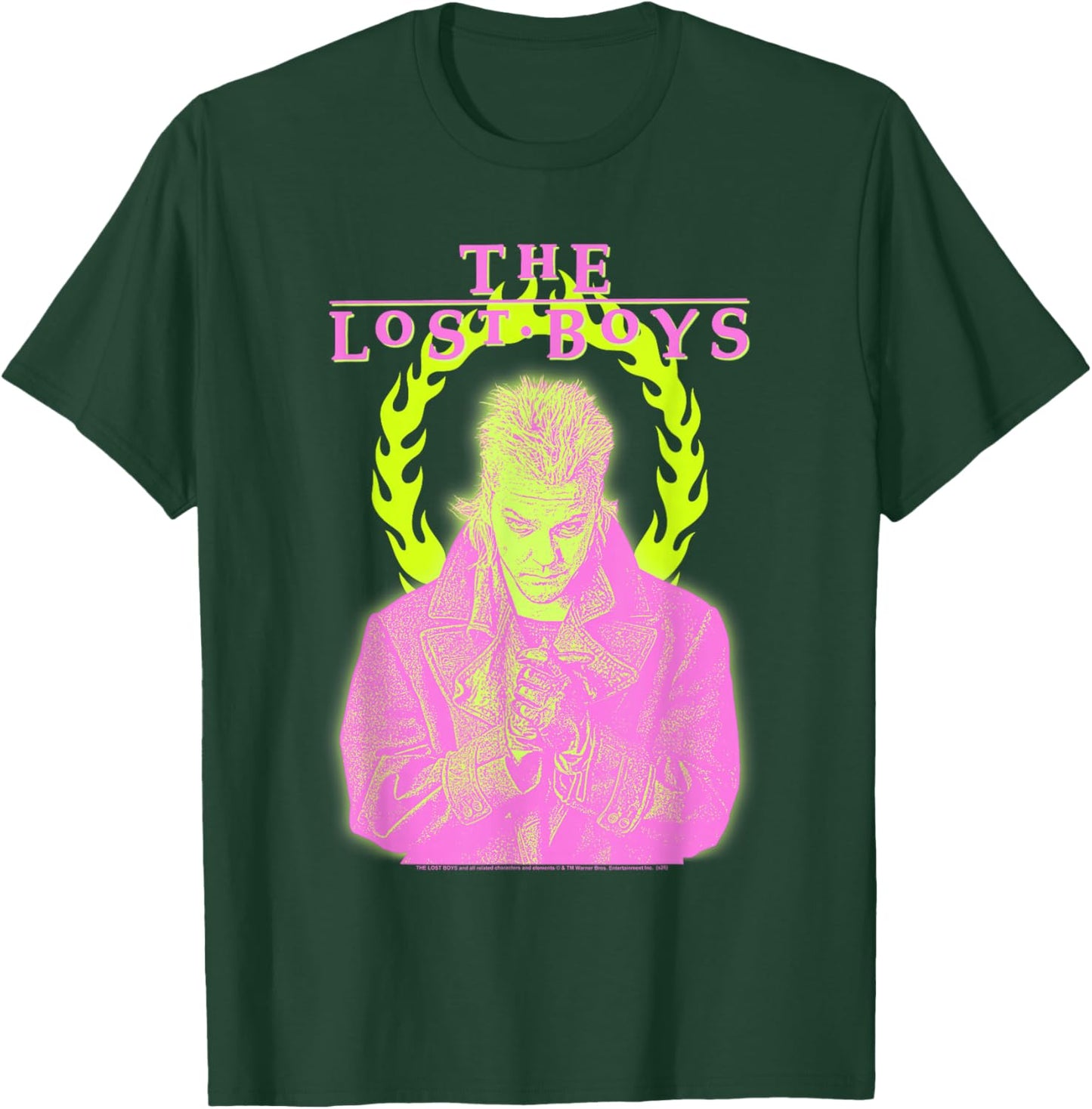 The Lost Boys Neon David Halo Summerween 80's Vampire Movie T-Shirt - T-Shirt | Forest