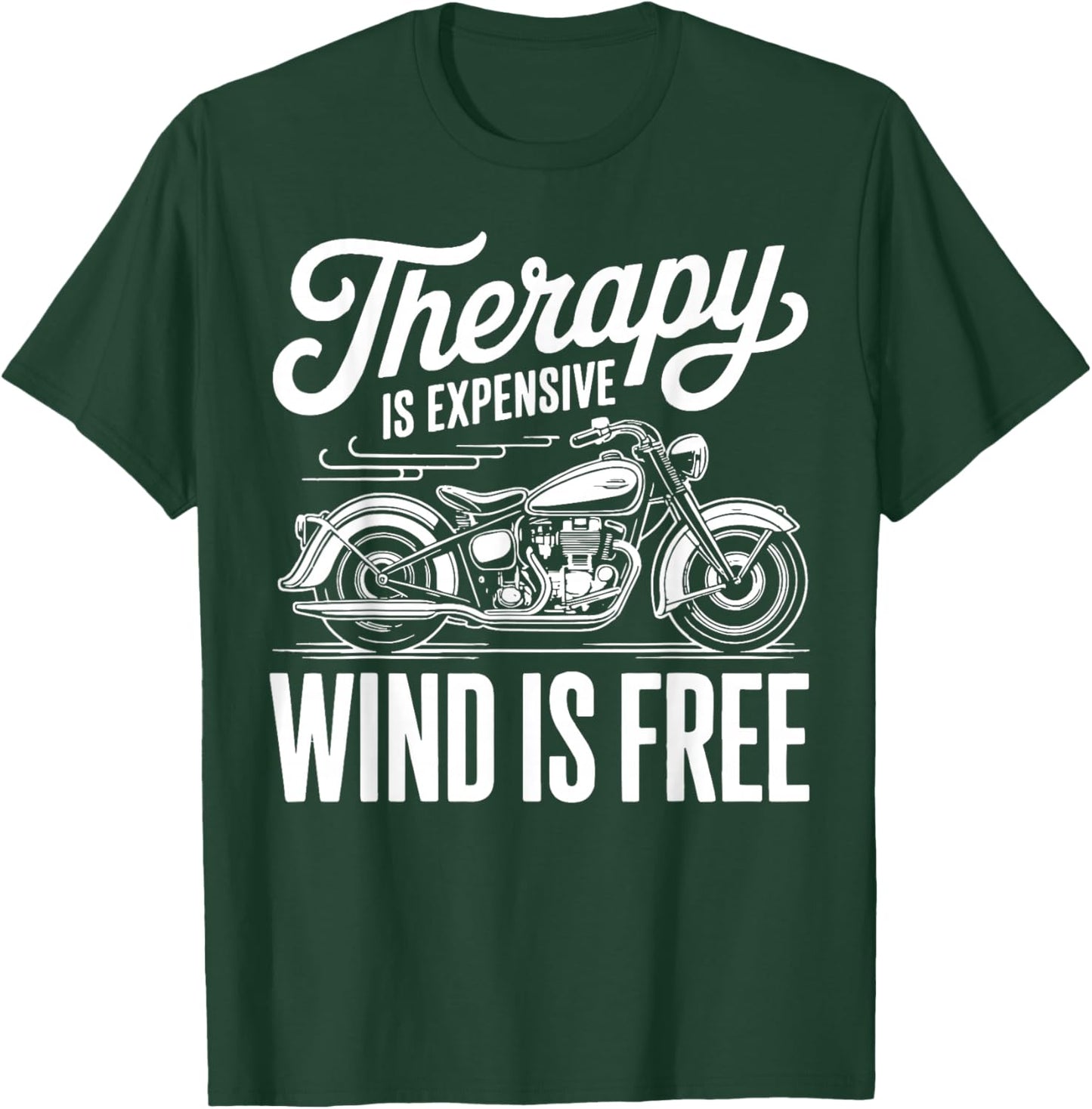 Cool Motorcycle Men Biker Rider Motor Cycle Lovers Vintage T-Shirt - T-Shirt | Forest