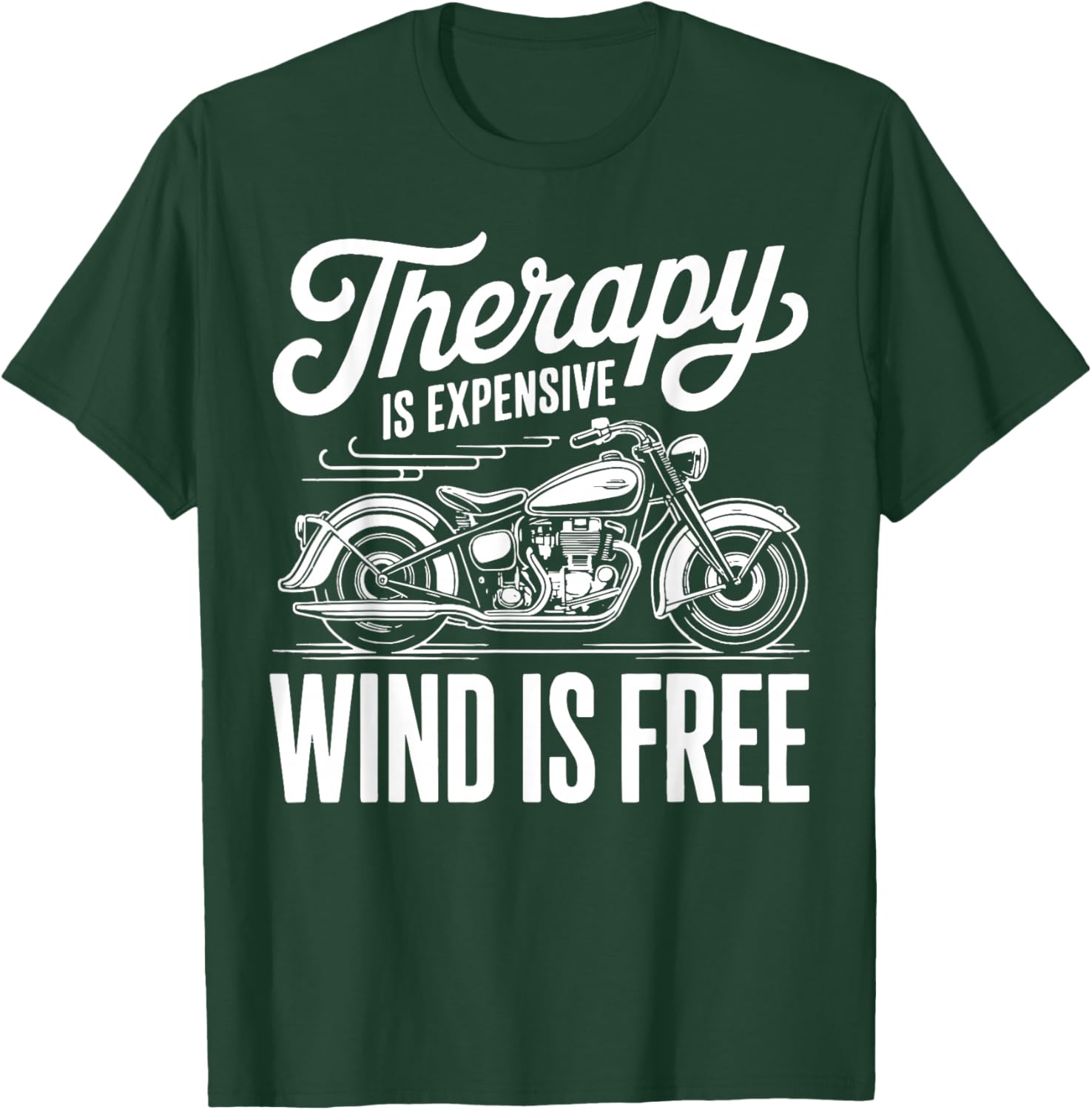 Cool Motorcycle Men Biker Rider Motor Cycle Lovers Vintage T-Shirt - T-Shirt | Forest