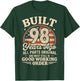 98 Birthday Built 98 Years Ago 98th Birthday USA Flag Funny T-Shirt - T-Shirt | Forest