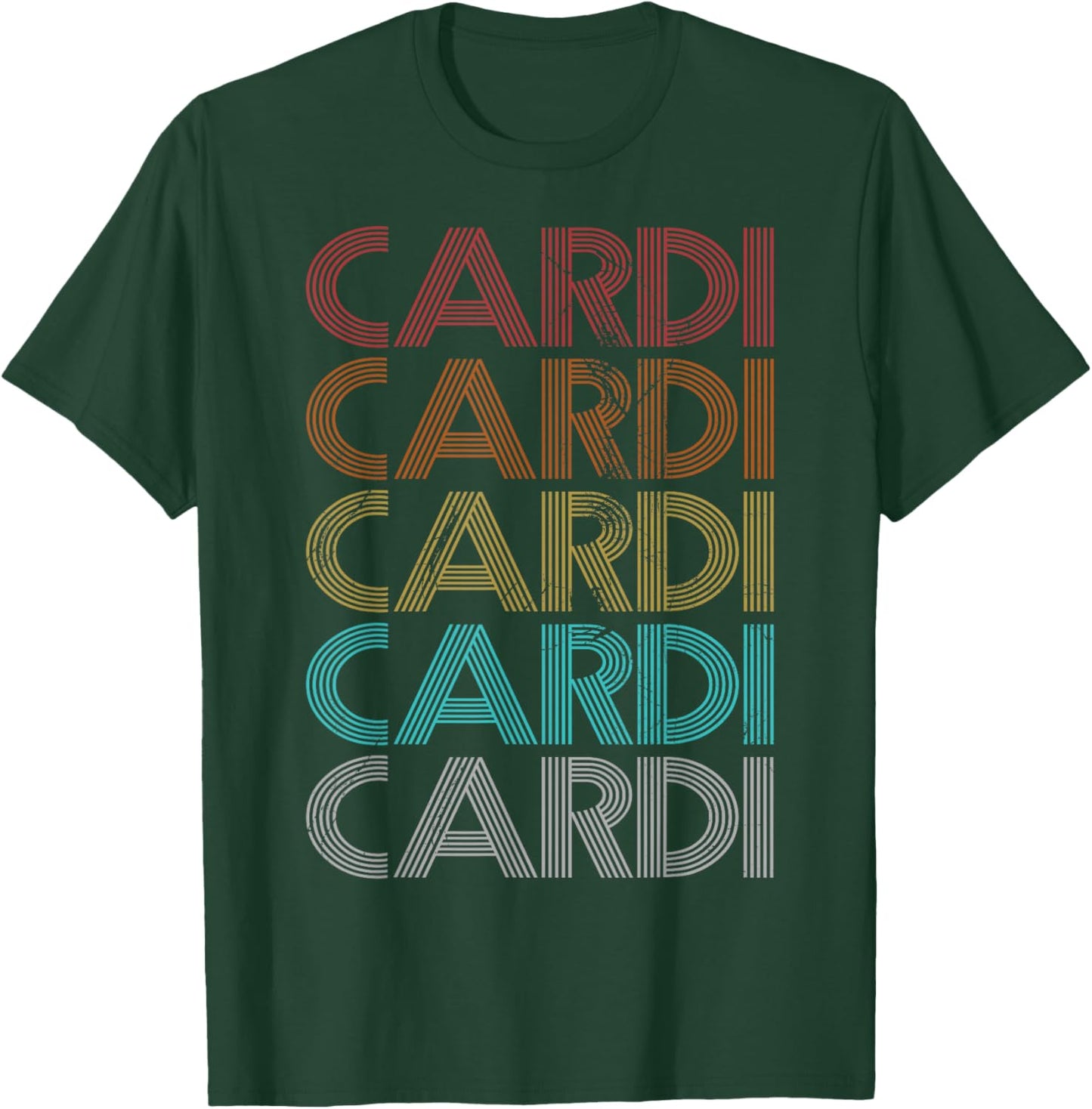 Retro Vintage Cardi T-Shirt - T-Shirt | Forest