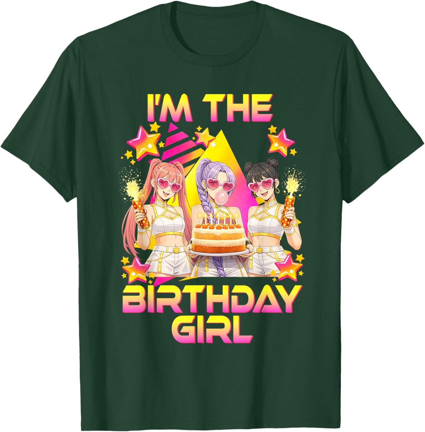 I’m The Birthday Girl K Pop Kids Bday Korean Music Lovers T-Shirt - T-Shirt | Forest