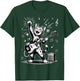 Cat Playing Bass Guitar Animal T-Shirt - T-Shirt | Forest