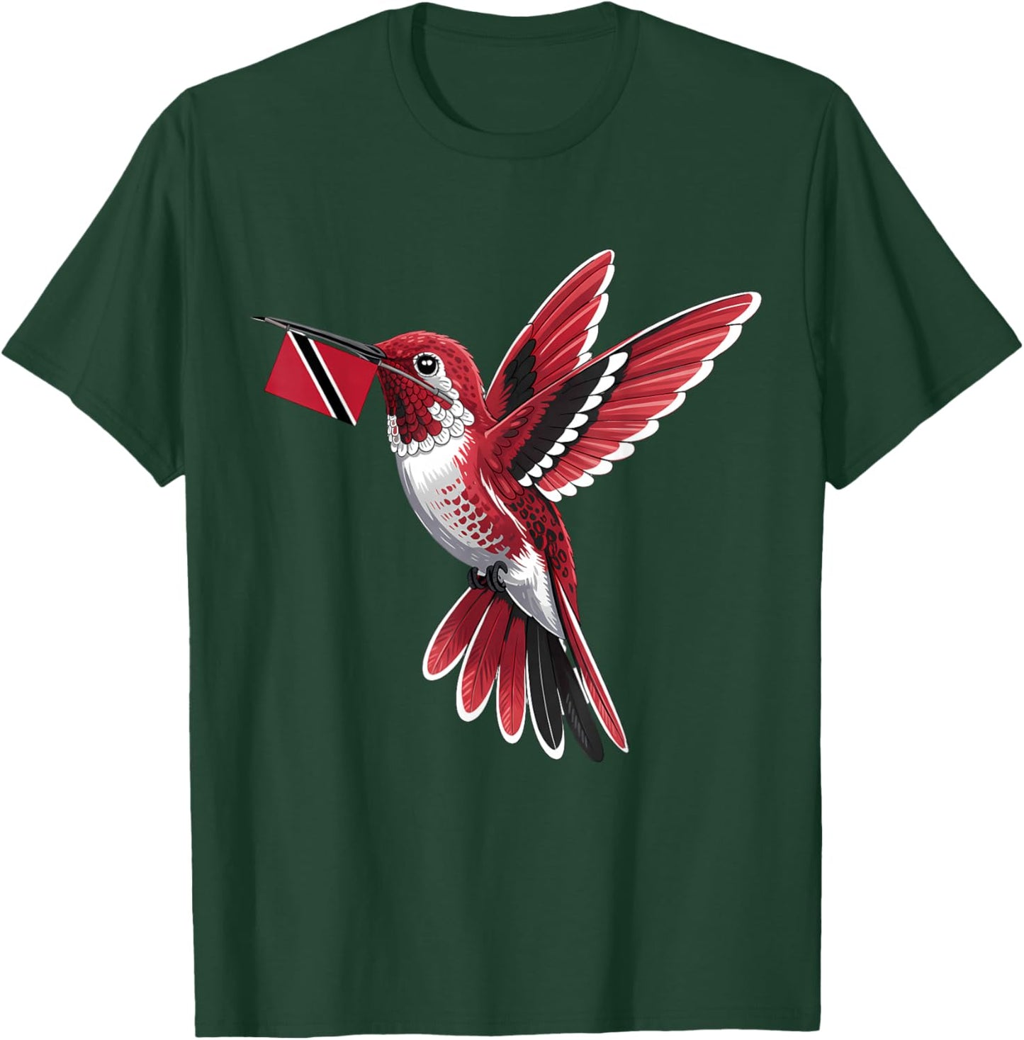 Trinidad and Tobago Flag Trini Flag Roots Trinidadian T-Shirt - T-Shirt | Forest