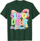 100th Day of School Coquette Bow 100 Days Teacher Girl Women T-Shirt - T-Shirt | Forest