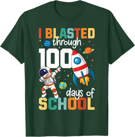 100 Days of School Boys 100th Day of School Kids Toddler T-Shirt - T-Shirt | Forest