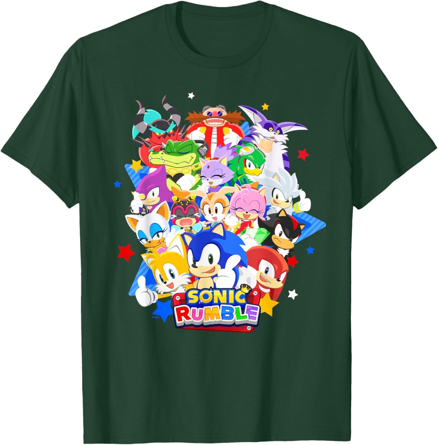 Sonic Rumble - Roll Call Group T-Shirt - T-Shirt | Forest