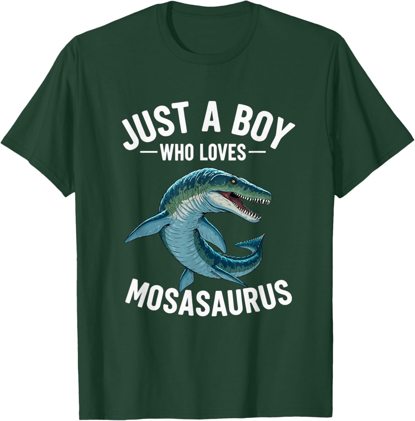 Mosasaurus Shirt for Boys Who Love Mosasaurus T-Shirt - T-Shirt | Forest