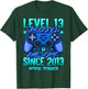 Official Teenager Level 13 Unlocked Boys 13th Birthday Boy T-Shirt - T-Shirt | Forest