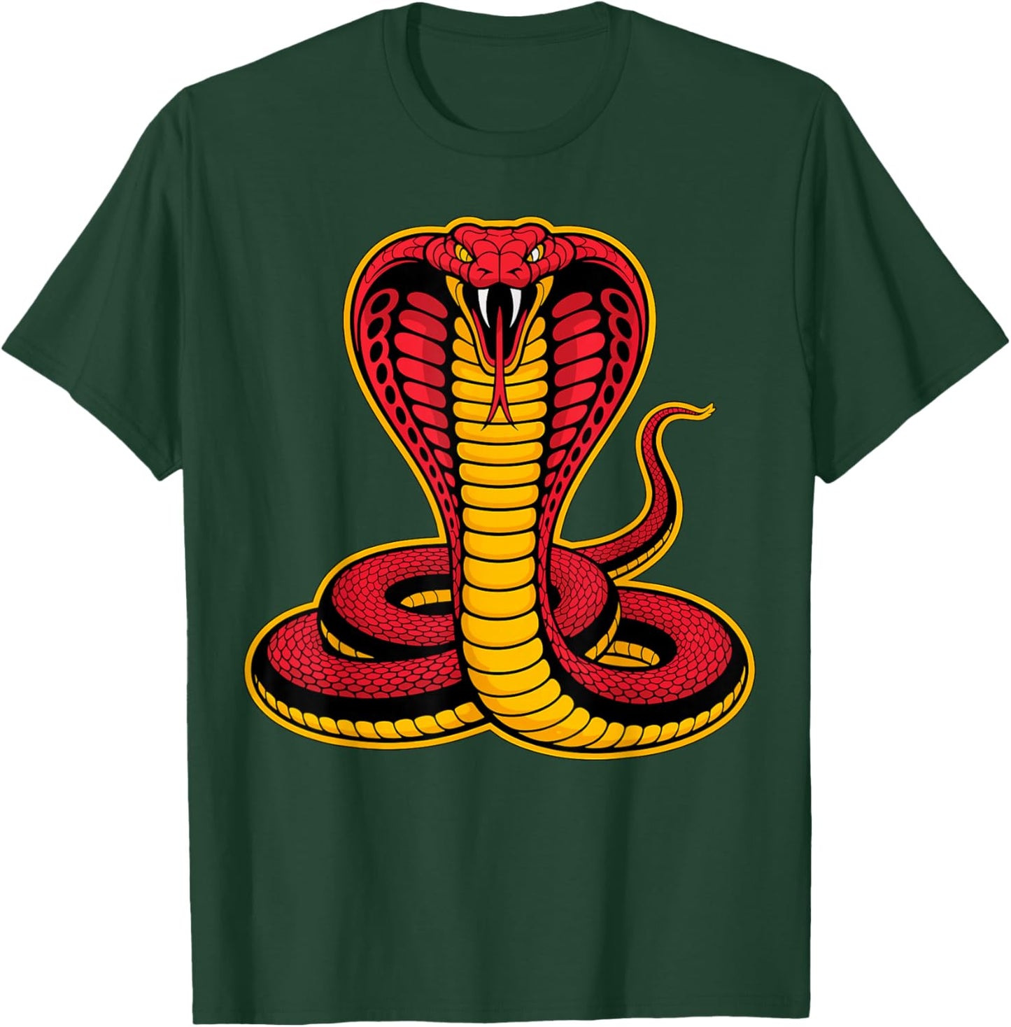 Red Cobra Snake T-Shirt - T-Shirt | Forest
