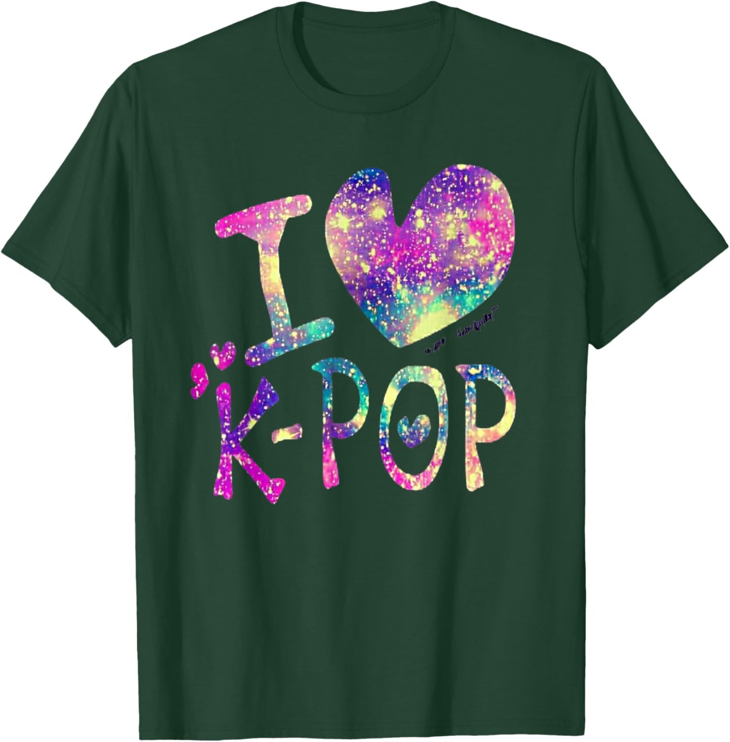 I Love K-POP Demon Group Music Fans T for Girls Kids Movie T-Shirt - T-Shirt | Forest