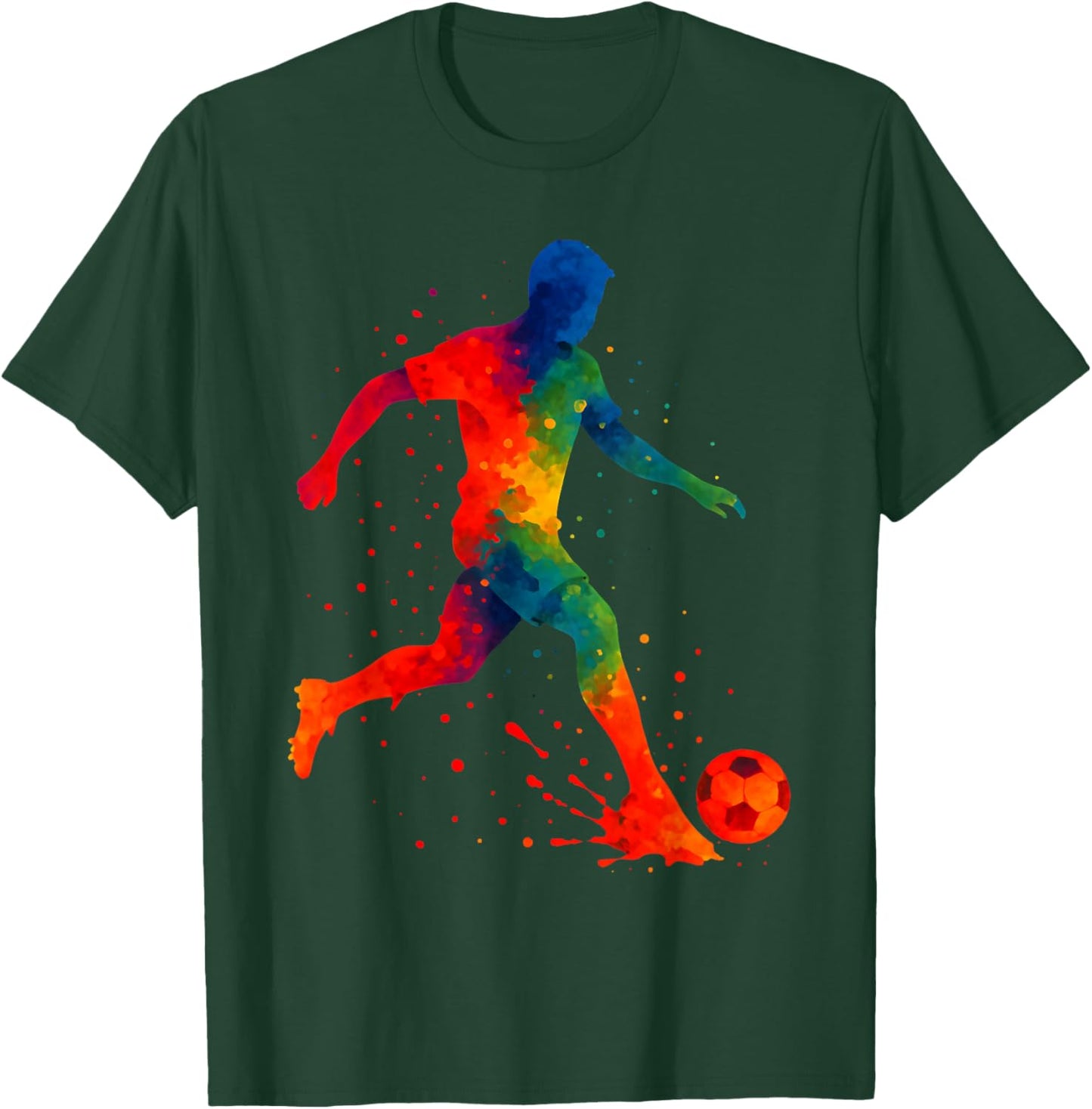 Soccer Lover Player Design T-Shirt - T-Shirt | Forest