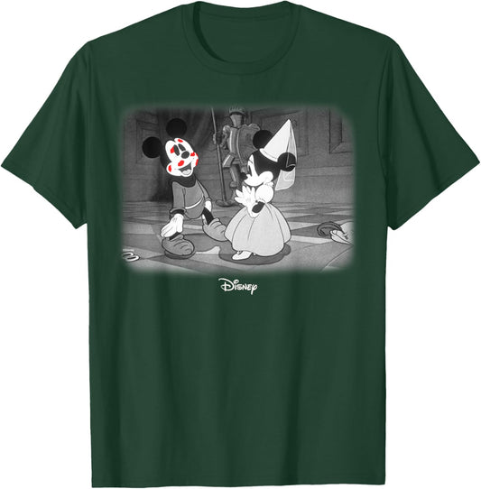 Disney Mickey and Friends Classic Cartoon Kiss Scene T-Shirt - T-Shirt | Forest
