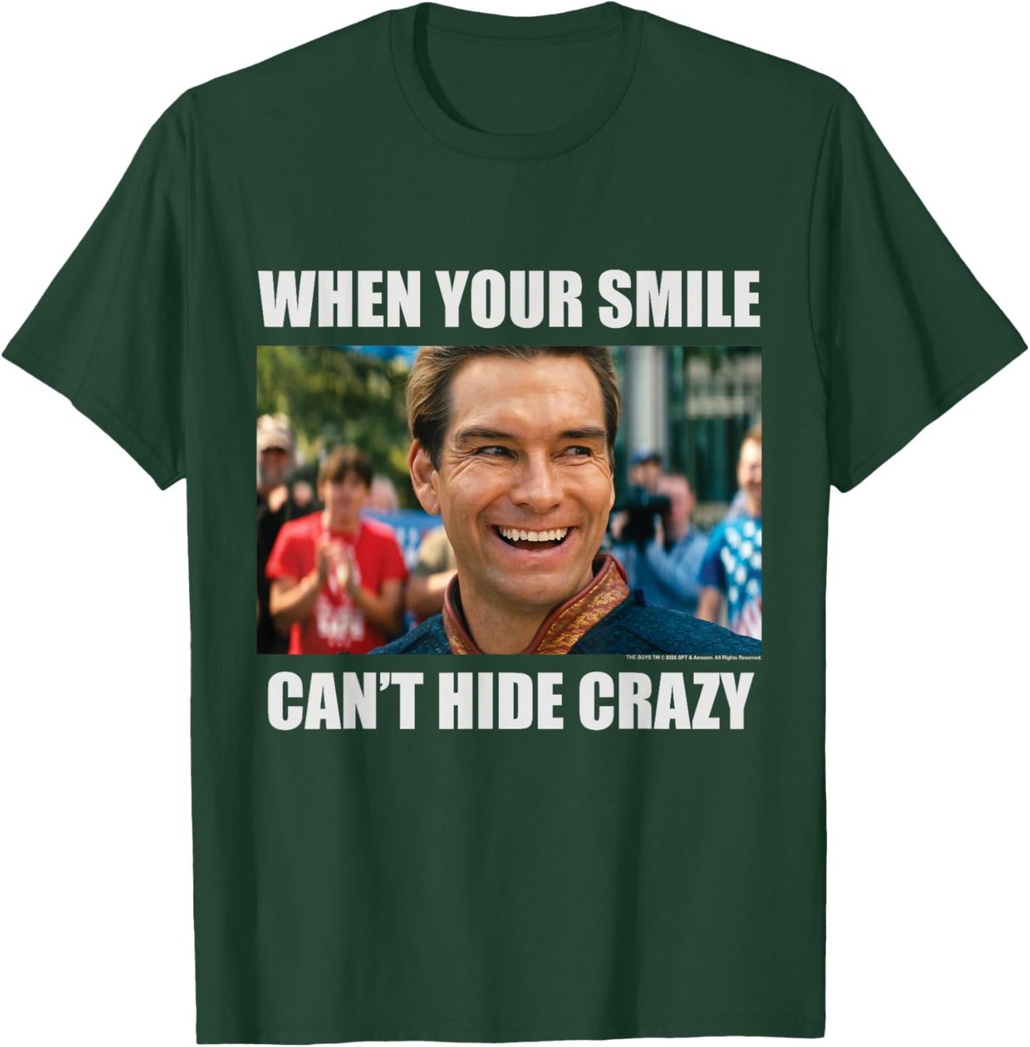 The Boys Homelander Meme Can't Hide Crazy Superhero TV Show T-Shirt - T-Shirt | Forest