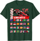 Racing Car Silhouette 2026 Calendar T-Shirt - T-Shirt | Forest