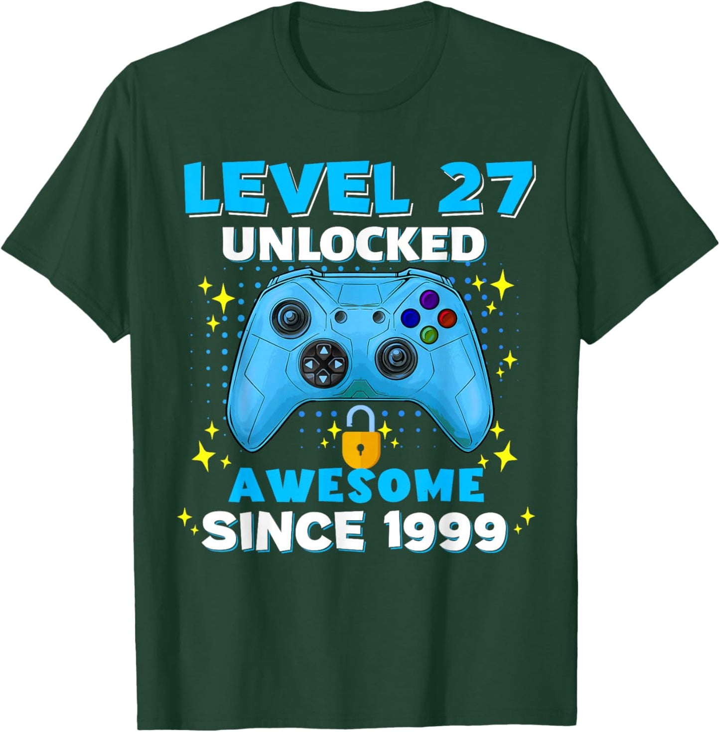 27th Birthday 27 Years Birthday Gifts T-Shirt - T-Shirt | Forest