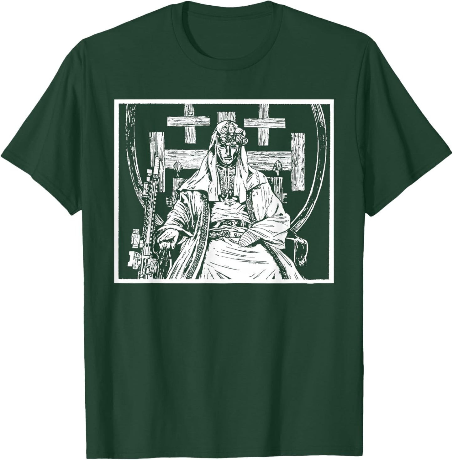 Sliver Mask King Baldwin IV Meme The Leper King Warrior T-Shirt - T-Shirt | Forest
